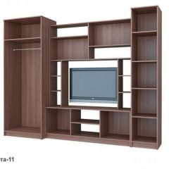 Стенка Марта 11 (Ясень темный/светлый) в Тюмени - tumen.mebel24.online | фото 3