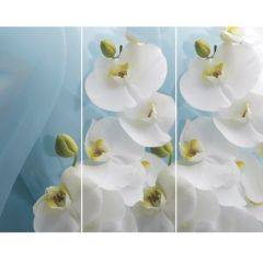 Стол Бостон-3 (Белая Орхидея) 1100/1420*700, опора Брифинг в Тюмени - tumen.mebel24.online | фото 2
