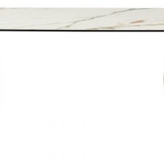 Стол BRONTE 220 KL-188 Контрастный мрамор матовый, итальянская керамика/ Шампань, ®DISAUR в Тюмени - tumen.mebel24.online | фото 2