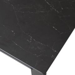 Стол CORNER 120 MATT BLACK MARBLE SOLID CERAMIC / BLACK, ®DISAUR в Тюмени - tumen.mebel24.online | фото 9