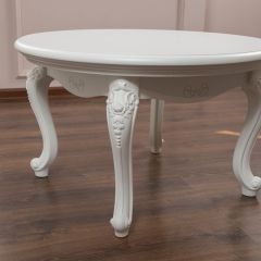 Стол журнальный круглый Мишель (белый матовый) в Тюмени - tumen.mebel24.online | фото 3