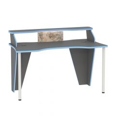 Стол компьютерный 12.61 Индиго в Тюмени - tumen.mebel24.online | фото
