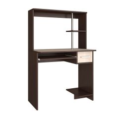 Стол компьютерный Дебют с пеналом (венге/лоредо) в Тюмени - tumen.mebel24.online | фото 2