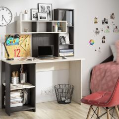 Стол компьютерный Олимп (венге/дуб беленый) в Тюмени - tumen.mebel24.online | фото