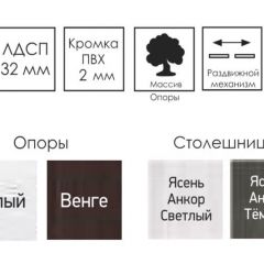 Стол раскладной Ялта-2 (опоры массив резной) в Тюмени - tumen.mebel24.online | фото 4