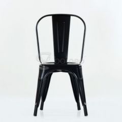 Стул Barneo N-240 Tolix (RAL9017 Черный) в Тюмени - tumen.mebel24.online | фото 2