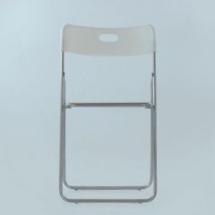 Стул Barneo N-299 Fold металлокаркас белый в Тюмени - tumen.mebel24.online | фото 3
