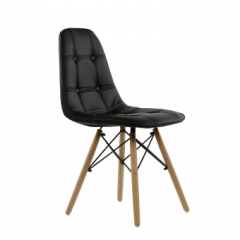 Стул Barneo N-43 Pulsante PU черный в Тюмени - tumen.mebel24.online | фото