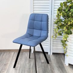 Стул CHILLI-Q SQUARE Oracul 795 Синий, экокожа PU / черный каркас, М-City в Тюмени - tumen.mebel24.online | фото 6