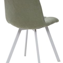 Стул CHILLI SQUARE UF860-11B мятный, ткань/ белый каркас М-City в Тюмени - tumen.mebel24.online | фото 2