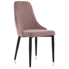 Стул на металлокаркасе Kora light purple / black в Тюмени - tumen.mebel24.online | фото