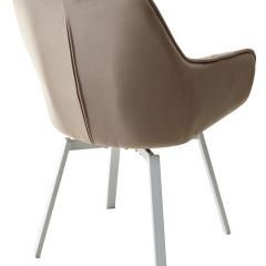 Стул MAVERICK 360 град. поворот. BLUVEL-40 BEIGE/ белый каркас, М-City в Тюмени - tumen.mebel24.online | фото 9