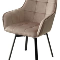 Стул MAVERICK 360 град. поворот. BLUVEL-40 BEIGE/ черный каркас, М-City в Тюмени - tumen.mebel24.online | фото