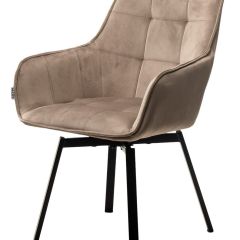 Стул MAVERICK 360 град. поворот. BLUVEL-40 BEIGE/ черный каркас, М-City в Тюмени - tumen.mebel24.online | фото 4