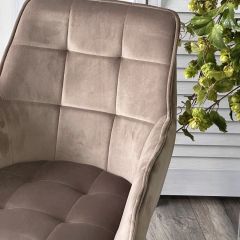 Стул MAVERICK 360 град. поворот. BLUVEL-40 BEIGE/ черный каркас, М-City в Тюмени - tumen.mebel24.online | фото 6