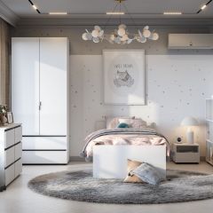 Токио Шкаф двухстворчатый с двумя ящиками в Тюмени - tumen.mebel24.online | фото 3
