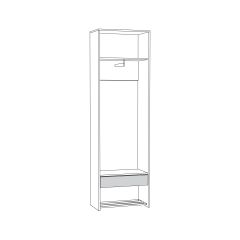 Трувор Шкаф для одежды 13.328.02 в Тюмени - tumen.mebel24.online | фото 2