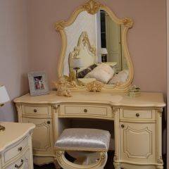 Туалетный стол Мона Лиза БЕЗ Зеркала (крем) в Тюмени - tumen.mebel24.online | фото 4