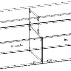 СОНАТА ТМС-1200 Тумба малая (Дуб сонома/Белый глянец) в Тюмени - tumen.mebel24.online | фото 2