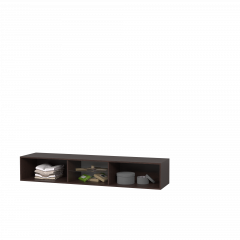 Тумба Подвесная 2 (белый/белый /белый лакобель) в Тюмени - tumen.mebel24.online | фото 3