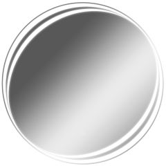 Зеркало Берг 700х700 с подсветкой Домино (GL7055Z) в Тюмени - tumen.mebel24.online | фото 1