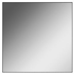 Зеркало Corsica 500х500 black без подсветки Sansa (SB1063Z) в Тюмени - tumen.mebel24.online | фото 1