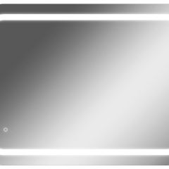 Зеркало Elis 100 white с подсветкой Sansa (SEe1045Z) в Тюмени - tumen.mebel24.online | фото
