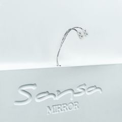Зеркало Gia 75 white с подсветкой Sansa (SGa1044Z) в Тюмени - tumen.mebel24.online | фото 5