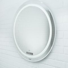 Зеркало Gia 75 white с подсветкой Sansa (SGa1044Z) в Тюмени - tumen.mebel24.online | фото 2
