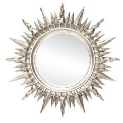 Зеркало круглое серебро (1810(1) в Тюмени - tumen.mebel24.online | фото 1