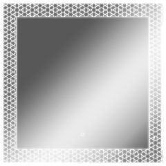 Зеркало Манила 700х700 с подсветкой Домино (GL7052Z) в Тюмени - tumen.mebel24.online | фото 1