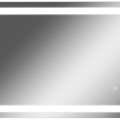 Зеркало Прага 800х550 с подсветкой Домино (GL7021Z) в Тюмени - tumen.mebel24.online | фото 1