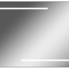 Зеркало Ray 100 black с подсветкой Sansa (SR1035Z) в Тюмени - tumen.mebel24.online | фото