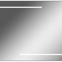 Зеркало Ray 90 black с подсветкой Sansa (SR1036Z) в Тюмени - tumen.mebel24.online | фото 1