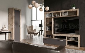 Ангара Шкаф 2-х створчатый (Графит/дуб юкон) в Тюмени - tumen.mebel24.online | фото 3