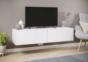 АЙДЕН ТБН06-1400 Тумба ТВ подвесная (белый) в Тюмени - tumen.mebel24.online | фото 3