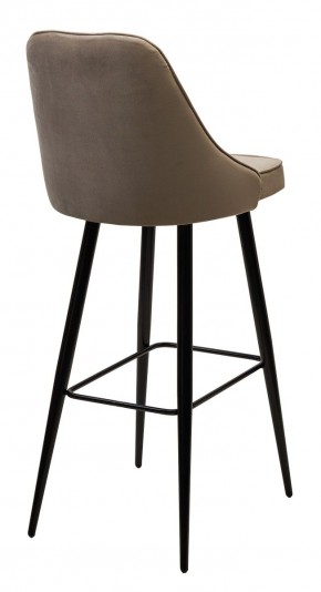 Барный стул NEPAL-BAR БЕЖЕВЫЙ #5, велюр/ черный каркас (H=78cm) М-City в Тюмени - tumen.mebel24.online | фото 2