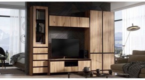 БОСТОН Гостиная (модульная) дуб вотан в Тюмени - tumen.mebel24.online | фото