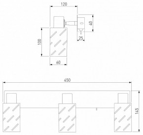 Бра Eurosvet Fente 20090/3 белый/хром в Тюмени - tumen.mebel24.online | фото 5