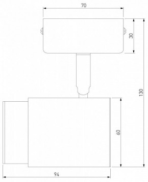 Бра Eurosvet Morgan 20124/1 белый/ черный в Тюмени - tumen.mebel24.online | фото 3