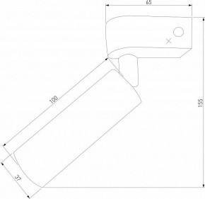 Бра Eurosvet Pitch 20143/1 LED титан в Тюмени - tumen.mebel24.online | фото 3