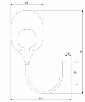 Бра Eurosvet Spritz 70218/1 латунь в Тюмени - tumen.mebel24.online | фото 4