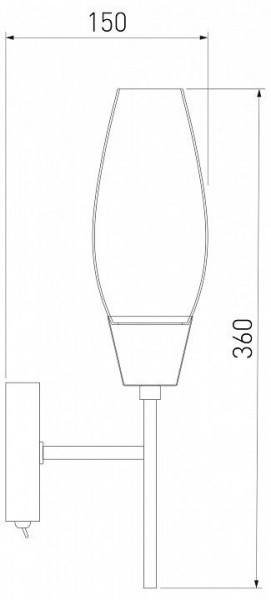 Бра Eurosvet Thalia 60140/1 сатин-никель в Тюмени - tumen.mebel24.online | фото 3