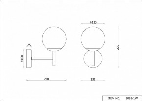 Бра F-promo Sheeny 3088-1W в Тюмени - tumen.mebel24.online | фото 3