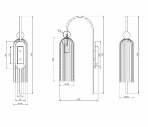 Бра Maytoni Antic MOD302WL-01CG в Тюмени - tumen.mebel24.online | фото 3