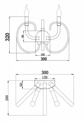 Бра Maytoni Atlanta MOD051WL-02TR в Тюмени - tumen.mebel24.online | фото 3