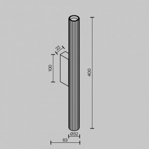 Бра Maytoni Calipso C082WL-12W2.7K-B в Тюмени - tumen.mebel24.online | фото 4