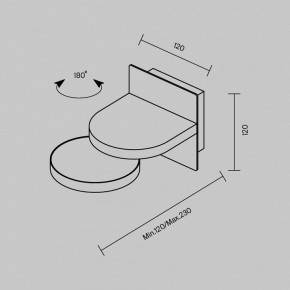 Бра Maytoni Flap MOD354WL-L12W3K в Тюмени - tumen.mebel24.online | фото 5