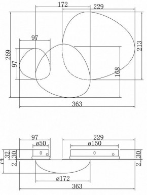 Бра Maytoni Jack-stone MOD314WL-L8G3K в Тюмени - tumen.mebel24.online | фото 5