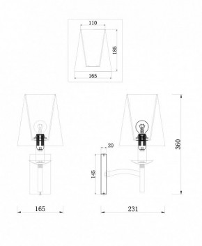 Бра Maytoni Krona MOD076WL-01N в Тюмени - tumen.mebel24.online | фото 2